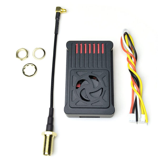 5.8G 4W FPV VTX 48CH 25mW/1000mW/2000mW/3000mW/4000W Video Transmitter Built-in Heat SinkFan for Long Range FPV Drone - Image 4