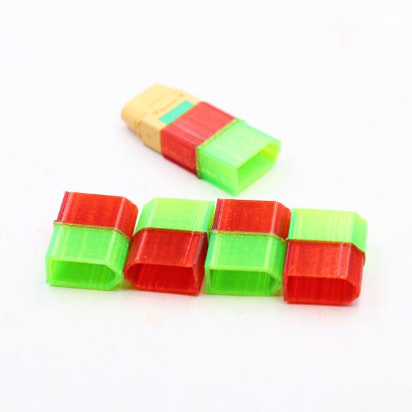 5Pcs QY3D TPU AMASS XT90 Plug Connector Protective Case Cover for RC FPV Racing Drone Lipo Battery Spare Part - Image 4