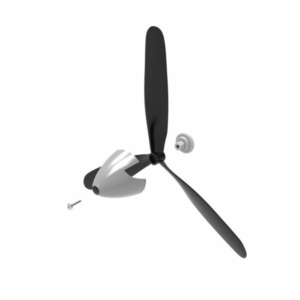 Eachine 3-Blade Propeller With Spinner Screw Set for A6M Zero 400mm RC Airplane Accessories Spare Part - Image 1