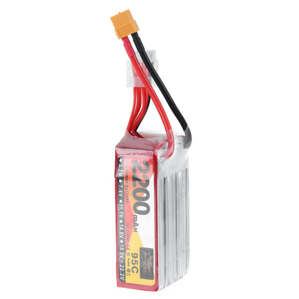 ZOP POWER 22.2V 2200mAh 95C 6S LiPo Battery XT60 Plug for RC Drone - Image 6