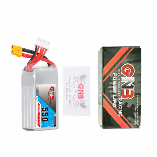 Gaoneng GNB 14.8V 550mAh 80C/160C 4S LiPo Battery XT30 Plug for RC FPV Racing Drone - Image 4