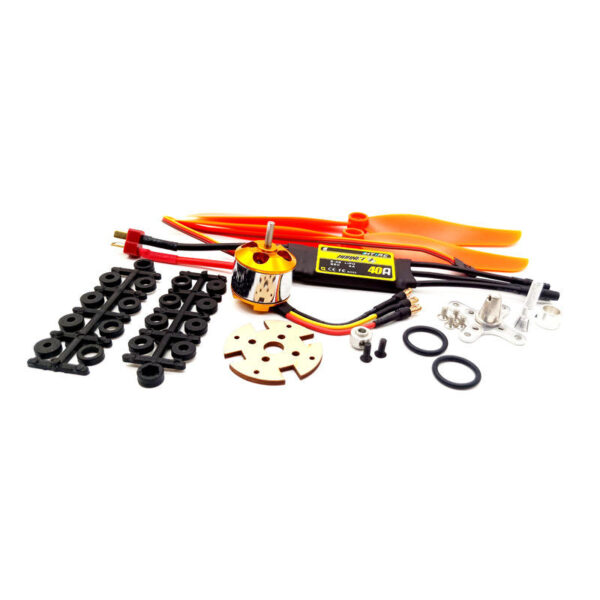 XXD A2212 2212 2450KV KV2450 Brushless Motor+HTIRC 40A ESC+5030 Prop Blade Propeller RC Power System Combo for RC Drone Airplane Support 2s-4s - Image 1