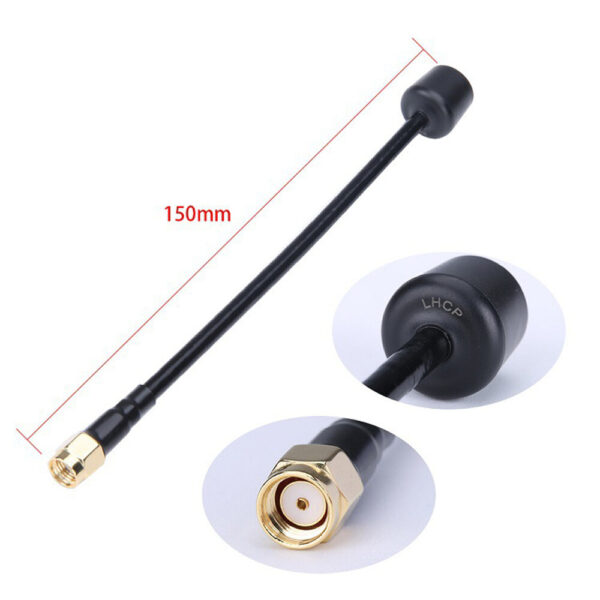 iFlight Albatross 5.8GHz 3dBi Gain Omnidirectional FPV Antenna RP-SMA RHCP 15cm For RC Racer Drone - Image 3