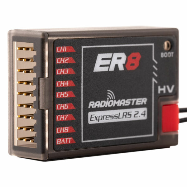 Radiomaster ER8 2.4GHz 8CH ExpressLRS ELRS RX 100mW PWM Receiver Support Voltage Telemetry for FPV RC Drone Airplane Glider - Image 2