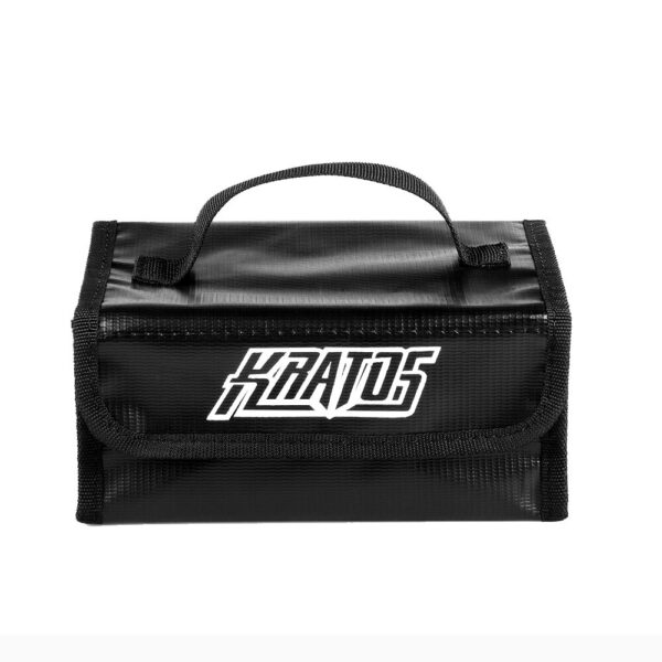 HGLRC KRATOS 80*120*180mm Explosion-proof Fire Retardant Portable Safety Storage Bag Carry Bag for Lipo Battery Charger - Image 1