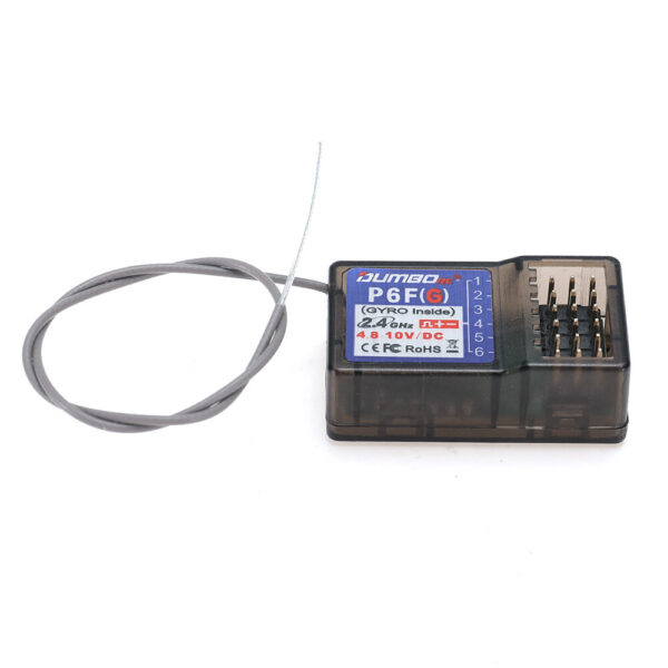 DUMBORC P6F(G) 2.4GHz 6CH RC Receiver Support Gyro for X4 X5 X6 X6PM Radio Transmitter Remote Controller - Image 1