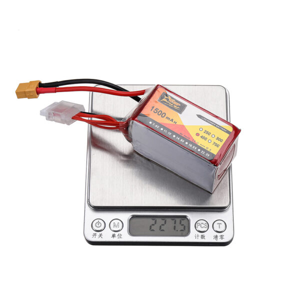 ZOP POWER 22.2V 1500mAh 45C 6S LiPo Battery XT60 Plug for RC Drone - Image 8