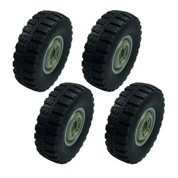 4PCS LDR/C LDP06 1/12 Unimog RC Car Spare Tires Wheels L0049G L0049Y Vehicles Models Parts Accessories - Image 1