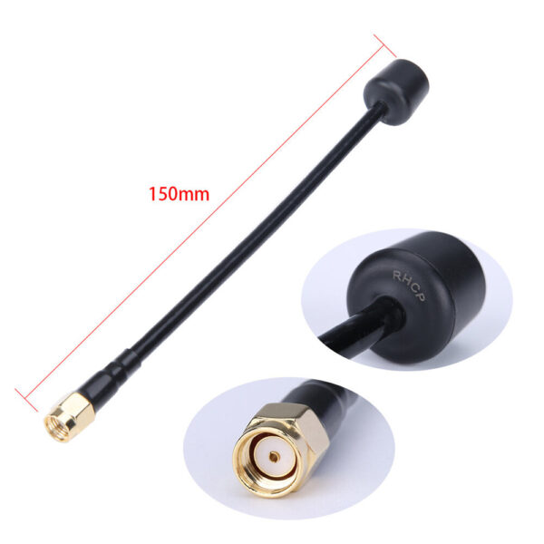 iFlight Albatross 5.8GHz 3dBi Gain Omnidirectional FPV Antenna RP-SMA RHCP 15cm For RC Racer Drone - Image 5