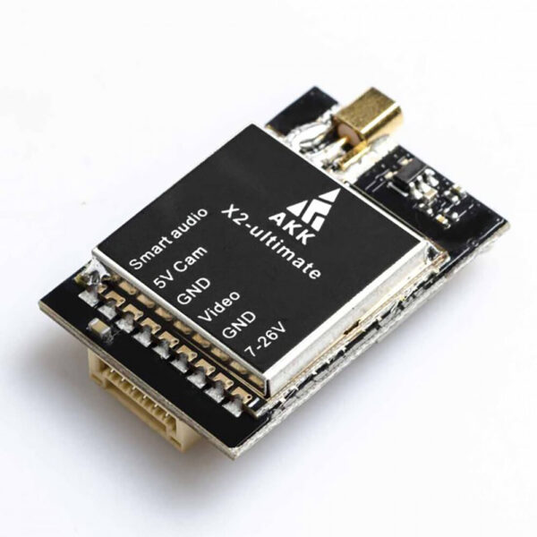 AKK X2-Ultimate 5.8GHz VTX 25mW/200mW/600mW/1200mW International Version MMCX FPV Transmitter with Smartaudio MIC for RC Drone Long Range - Image 2