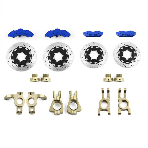 Upgraded Metal Simulation Disc Brake Kit Set for Citroen C3 KM E8374 1/7 Rally RC Cars Vehicles Models Spare Parts Accessories - Image 3