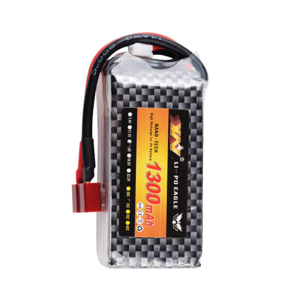 XW 1300mAh 14.8V 25C 4S LiPo Battery EL-2P/JST/T/XT30/XT60/Small Tamiya Plug for RC Drone - Image 4