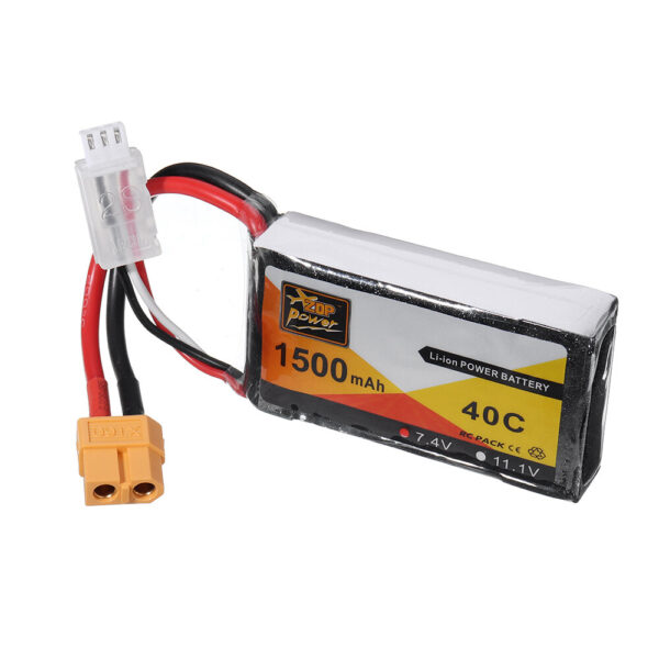 ZOP Power 7.4V 1500mAh 40C 2S Lipo Battery XT60 Plug - Image 2