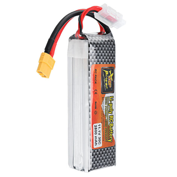 ZOP Power 11.1V 2800mAh 3S 30C Lipo Battery XT60 Plug - Image 5