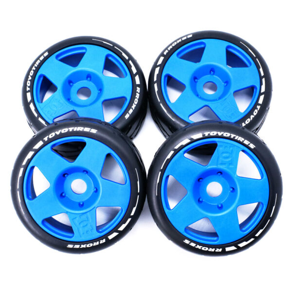 4PCS 1/8 Rally Drift On-Road Tires Wheels 17mm Hex for ARRMA INFRACTION LIMITLESS FELONY F1 ZD RC Car Vehicles Model Parts - Image 4