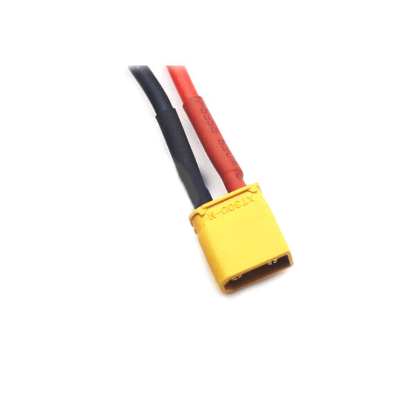 Amass XT30U Plug Cable 18AWG 100mm High-Temperature Resistant Silicone Wire for RC Lipo Battery - Image 1