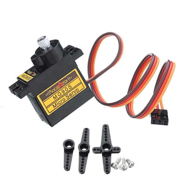 Racerstar MG90S 9g Micro Metal Gear Analog Servo For 450 RC Helicopter RC Car Boat Robot - Image 5