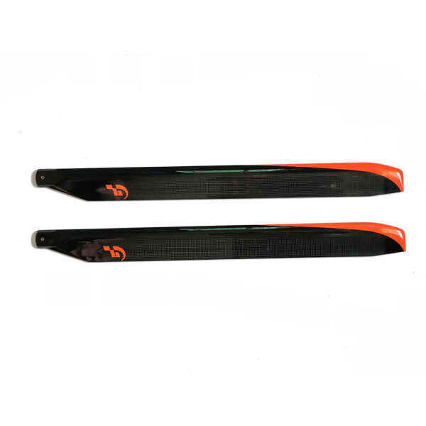 1 Pair FUNFLY 610mm Carbon Fiber Main Blade for 600 Class Helicopter - Image 5