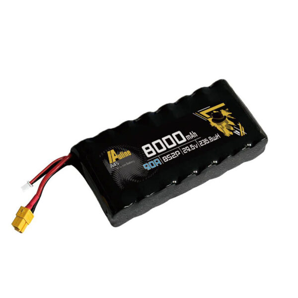 Auline 21700 A45 29.6V 8000mAh 8S2P 90A LiPo Battery XT60 Plug for RC Drone - Image 2