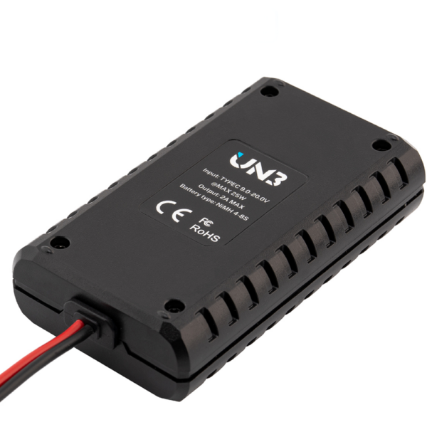 ToolkitRC UN3 25W 2.0A Type-C Input High-Speed Balanced Charging USB-C 4-8S NiMH charger for RTR Vehicles - Image 3