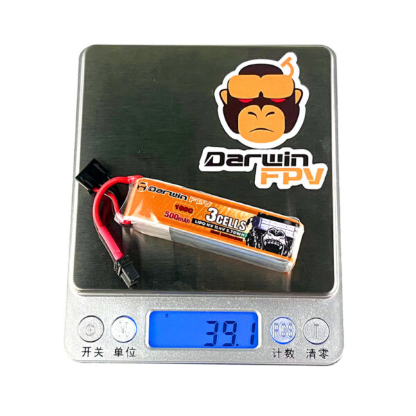 DarwinFPV 11.4V 500mAh 100C 3S LiPo Battery XT30U-F Plug for BABY APE/PRO/V2 RC Drone FPV - Image 6