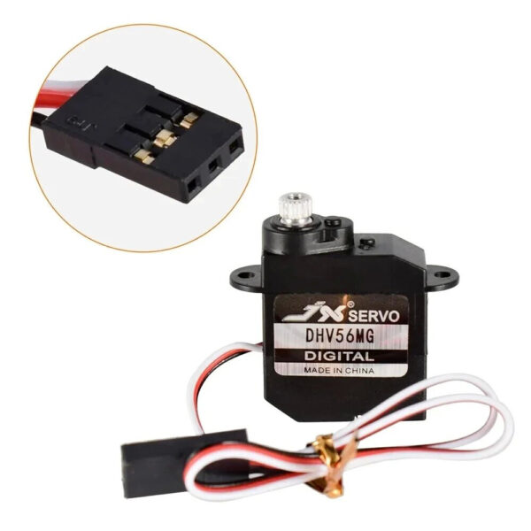 JX DHV56MG 5.6g 1.2Kg Mini Steering Metal Gear Digital Coreless Servo For RC Car/Robot/Fixed Wing/Helicopter/Drone - Image 1