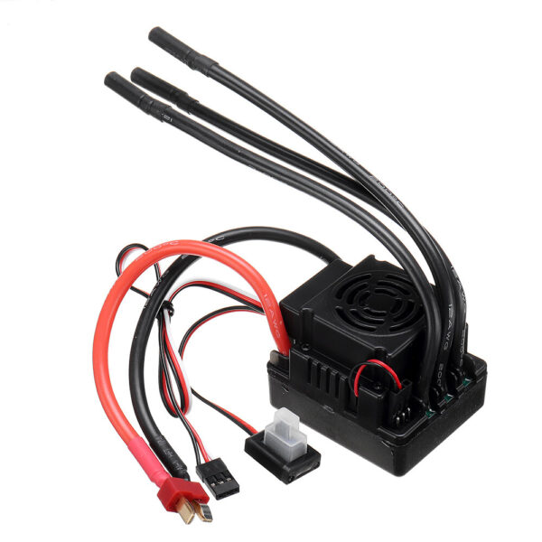 120A Brushless ESC T/XT60 Plug with 5.8V/3A SBEC 2-4S for 1/8 RC Car Parts - Image 1