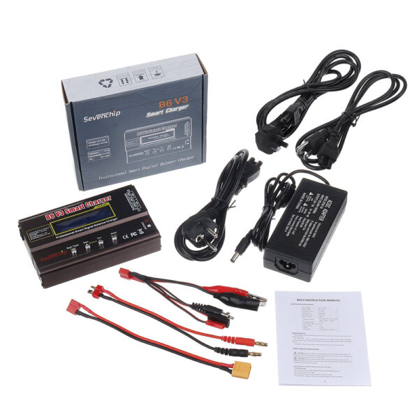 B6 V3 80W 6A Lipo Battery Balance Charger Discharger Upgrade Version with Power Supply Adapter - Image 9