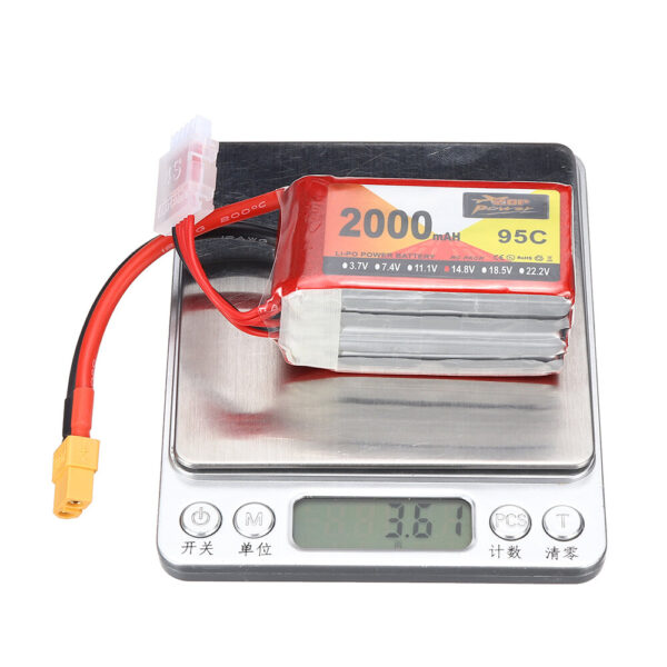 ZOP Power 14.8V 2000mAh 95C 4S LiPo Battery XT60 Plug for RC Drone - Image 9