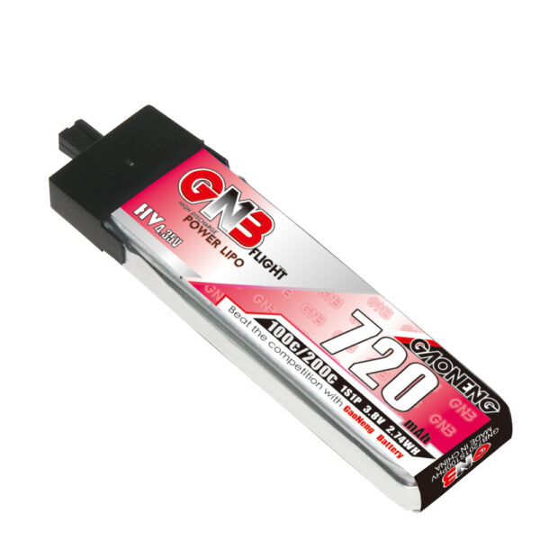 Gaoneng 3.8V 720mAh 100C 1S LiHV Battery A30 Plug With Adapter Cable for Emax Tinyhawk S BetaFPV Beta75X - Image 1