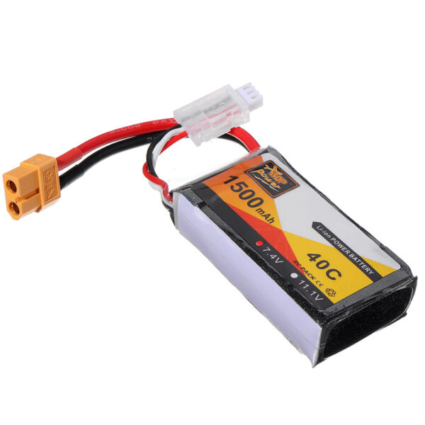 ZOP Power 7.4V 1500mAh 40C 2S Lipo Battery XT60 Plug - Image 4