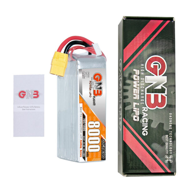 Gaoneng GNB 22.8V 8000mAh 70C 6S LiPo Battery  EC522 / XT60 / XT90 / T Plug for RC Drone - Image 5