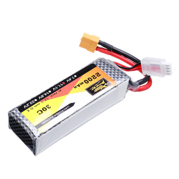 ZOP Power 11.1V 2200mAh 30C 3S Lipo Battery XT60 Plug - Image 4