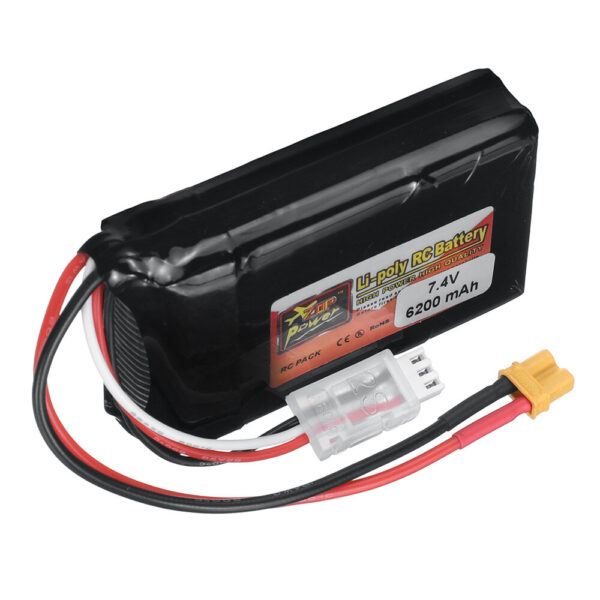 ZOP Power 7.4V 6200mAh 2S LiPo Battery With XT30 Plug for Boxer/TX16S radio - Image 3