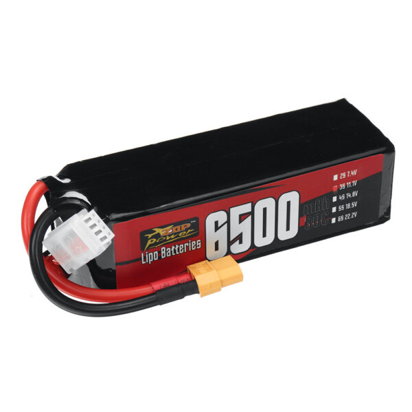 ZOP Power 3S 11.1V 6500mAh 30C 72.15Wh LiPo Battery XT60 Plug for RC Car - Image 4