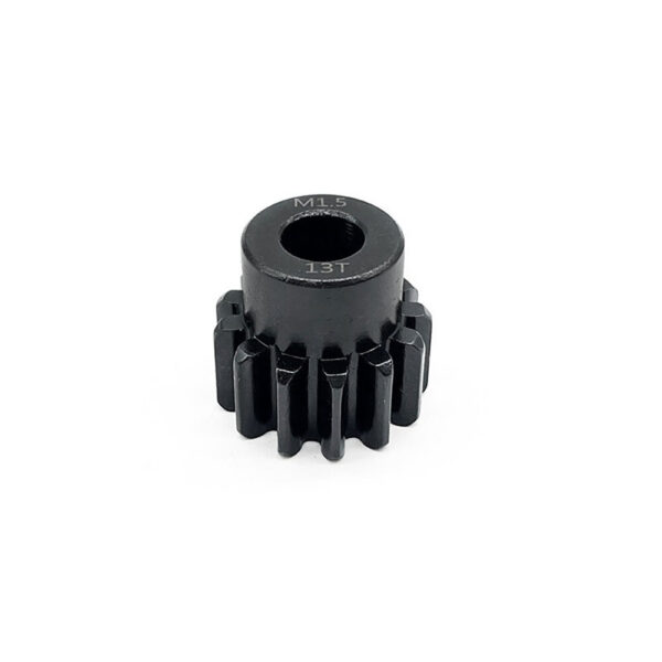 M1.5 8mm RC Car Motor Gear Black Hardened Steel Metal Pinion for 1/5 1/6 XMAXX LOSI ARRMA HW 56113 7012 RC Model Car Parts - Image 2