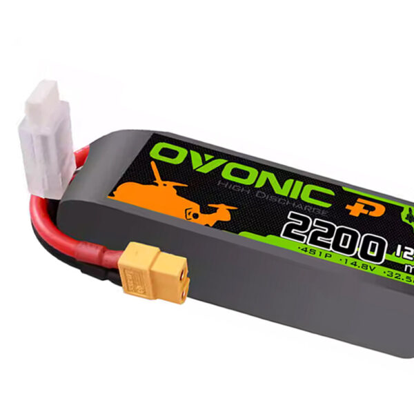 Ovonic 14.8V 2200mAh 120C 4S LiPo Battery XT60 Plug for RC Drone - Image 2