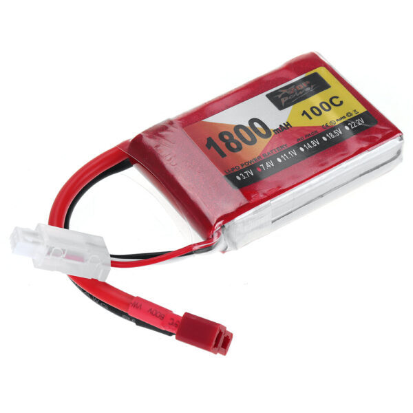 ZOP Power 7.4V 1800mAh 100C 2S LiPo Battery T Deans Plug for RC Car - Image 4