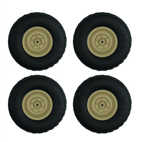 4PCS LDR/C LDP06 1/12 Unimog RC Car Spare Tires Wheels L0049G L0049Y Vehicles Models Parts Accessories - Image 7