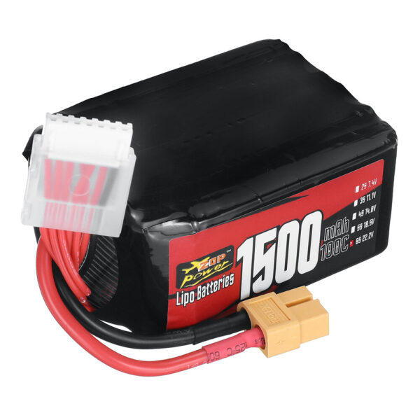 ZOP Power 22.2V 1500mAh 100C 6S LiPo Battery With XT60 Plug for RC Drone - Image 3