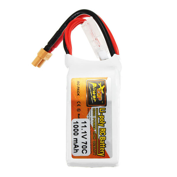 2Pcs ZOP Power 11.1V 1000mAh 70C 3S Lipo Battery XT30 Plug - Image 3