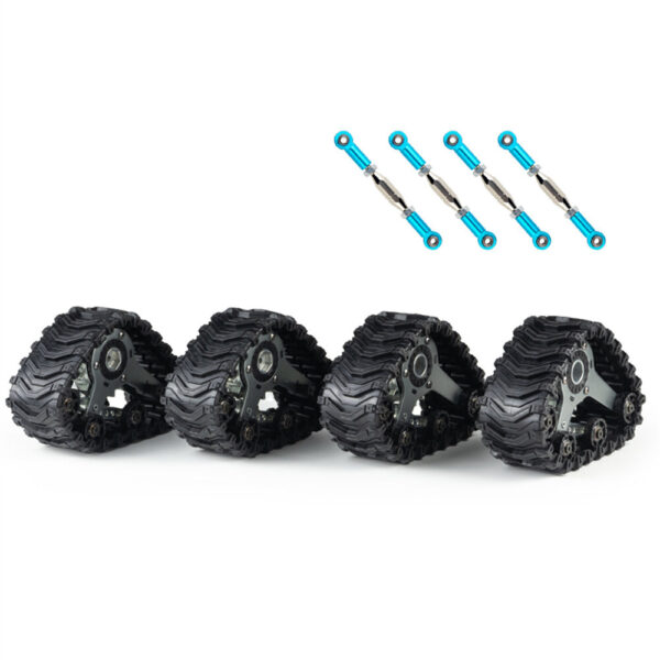 4PCS SG W001 Upgraded Track Wheels Tires 12mm Hex All Terrain for 124017 144001 104072 EC30B EAT14 1/10 1/12 1/14 RC Car Crawler Truck High Speed Model Spare Parts - Image 2