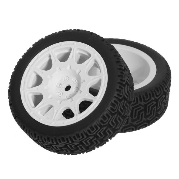 4pcs 68mm Flat Sports Rally Wheel Tires for 1:10 Tamiya XV02 Labyrinth Tire LC PTG Off-road 94123 Kyosho FW06 RC Car Parts - Image 4