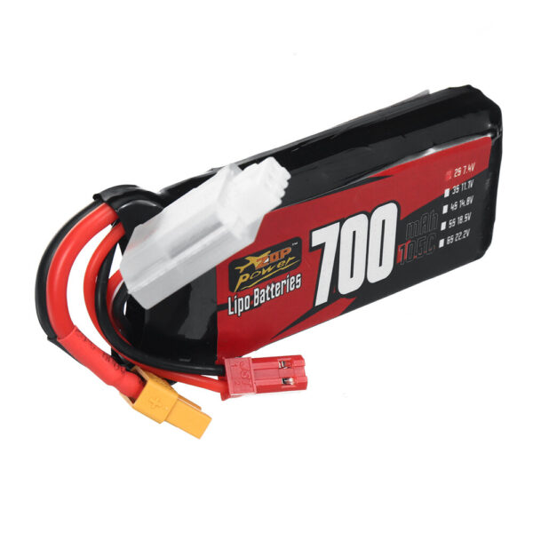 ZOP Power 2S 7.4V 700mAh 105C 5.18Wh LiPo Battery XT30 Plug for RC Car Helicopter - Image 4