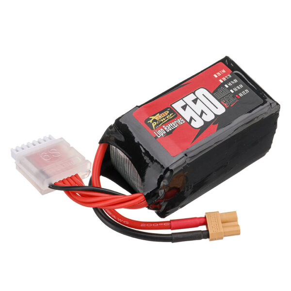 ZOP Power 6S 22.2V 550mAh 95C 12.21Wh LiPo Battery XT30 Plug for BabyApe  II RC Drone FPV Racing - Image 4