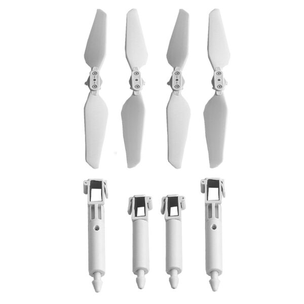 4PCS Spare Propellers with 4PCS Shock Absorber Landing Gear Extended Heighten Leg Tripod for FIMI X8SE 2020 /X8SE 2022 RC Drone - Image 1