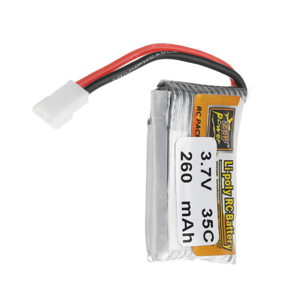 5 X ZOP Power 3.7V 260mAh 35C Lipo Battery White Plug for RC Quadcopter - Image 4