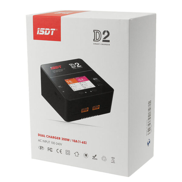 ISDT D2 mark2 Upgrade Version 200W 24A AC Dual Channel Output Smart Battery Balance Charger Upgrade Version - Image 9