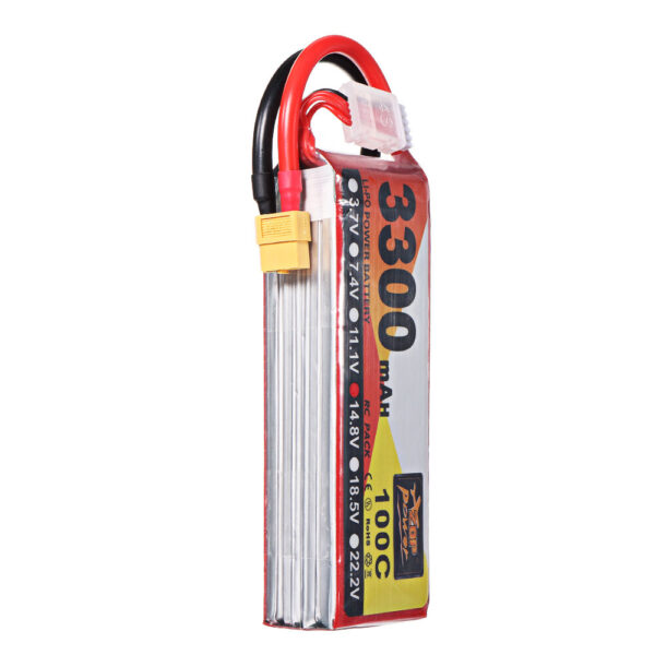 ZOP Power 14.8V 3300mAh 100C 4S Lipo Battery XT60 Plug for RC Helicopter Boat - Image 6