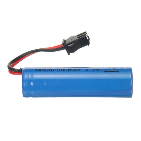 3PCS  3.7V 500mAh 1S 14500 Li-ion Battery for 1/24 2.4G 4WD Drift S810 RC Car - Image 3